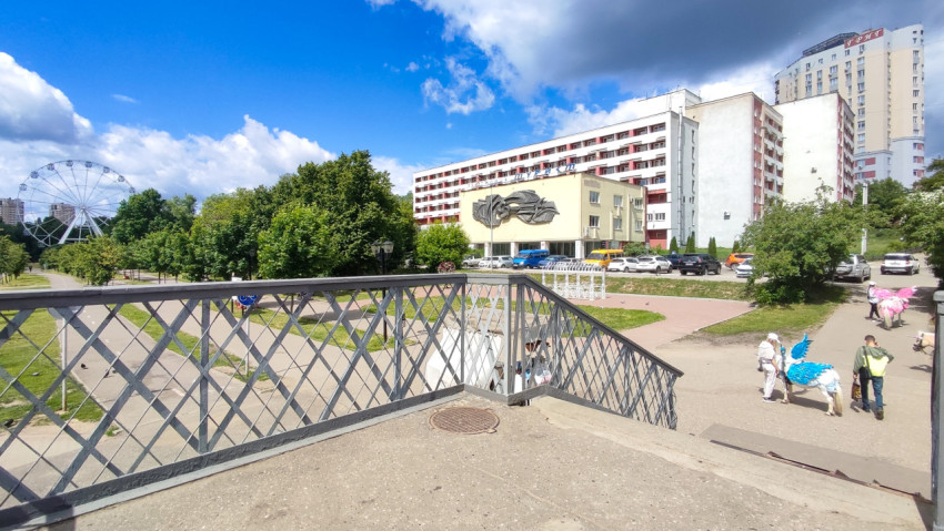 Вид на гостиницу Турист в Иваново